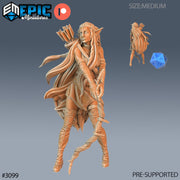 Elf Ranger Female Player Character- Epic Miniatures | 28mm | 32mm | Mercenary | Scout | Archer