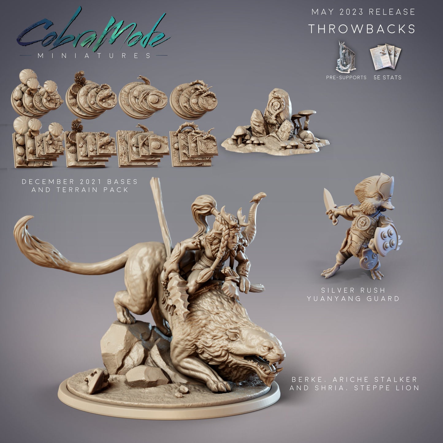 Command Post Tsukumogami, Guardian Spirit - CobraMode | Miniature | Wargaming | Roleplaying Games | 32mm | 54mm | Giant | Golem | Temple