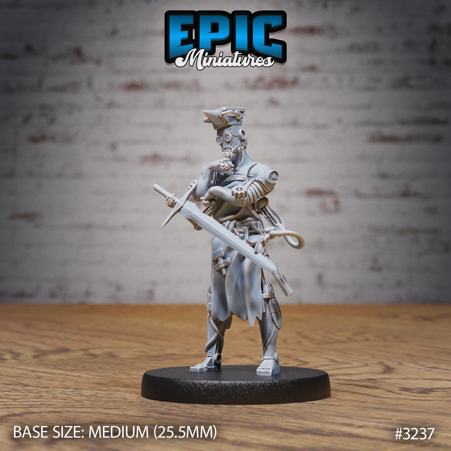 Construct Blacksmith - Epic Miniatures | Steam Inventions | 28mm | 32mm | PC | Engineer| Steampunk | Robot | Mech