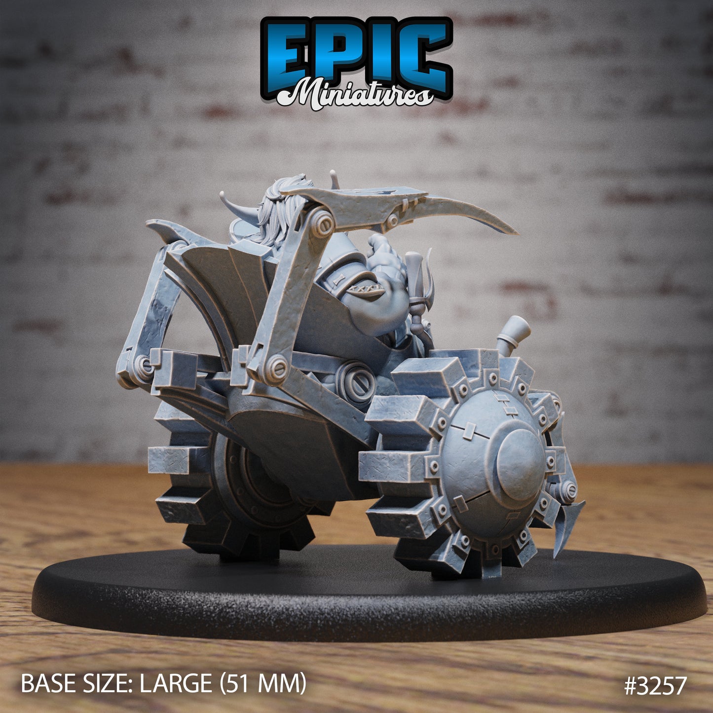 Wheelchair Goblin - Epic Miniatures | Steam Inventions | 28mm | 32mm | Steampunk | Warlord | Racer | Boss