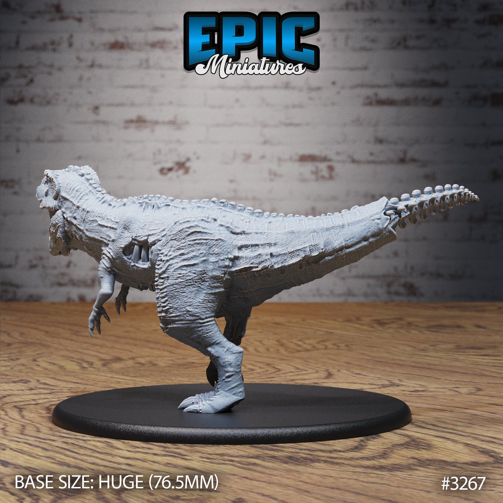 Zombie T-Rex - Epic Miniatures | 32mm | Pirate Scourge | Hue | Dinosaur | Undead | Tyrannosaurus