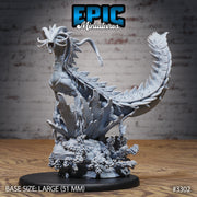 Sea Drake Deity - Epic Miniatures | 32mm | Pirate Scourge | Sea Monster | Dragon