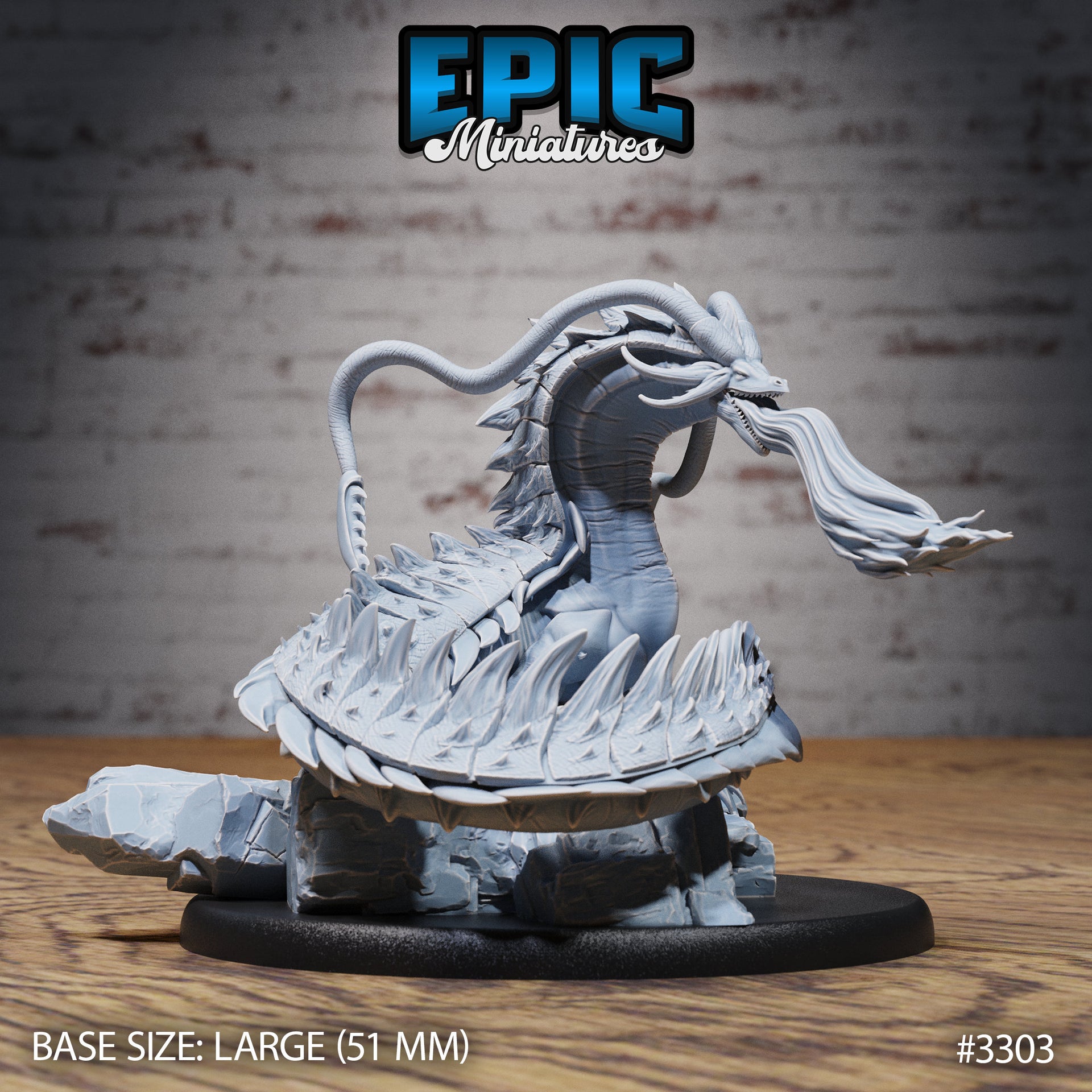 Sea Drake Deity - Epic Miniatures | 32mm | Pirate Scourge | Sea Monster | Dragon