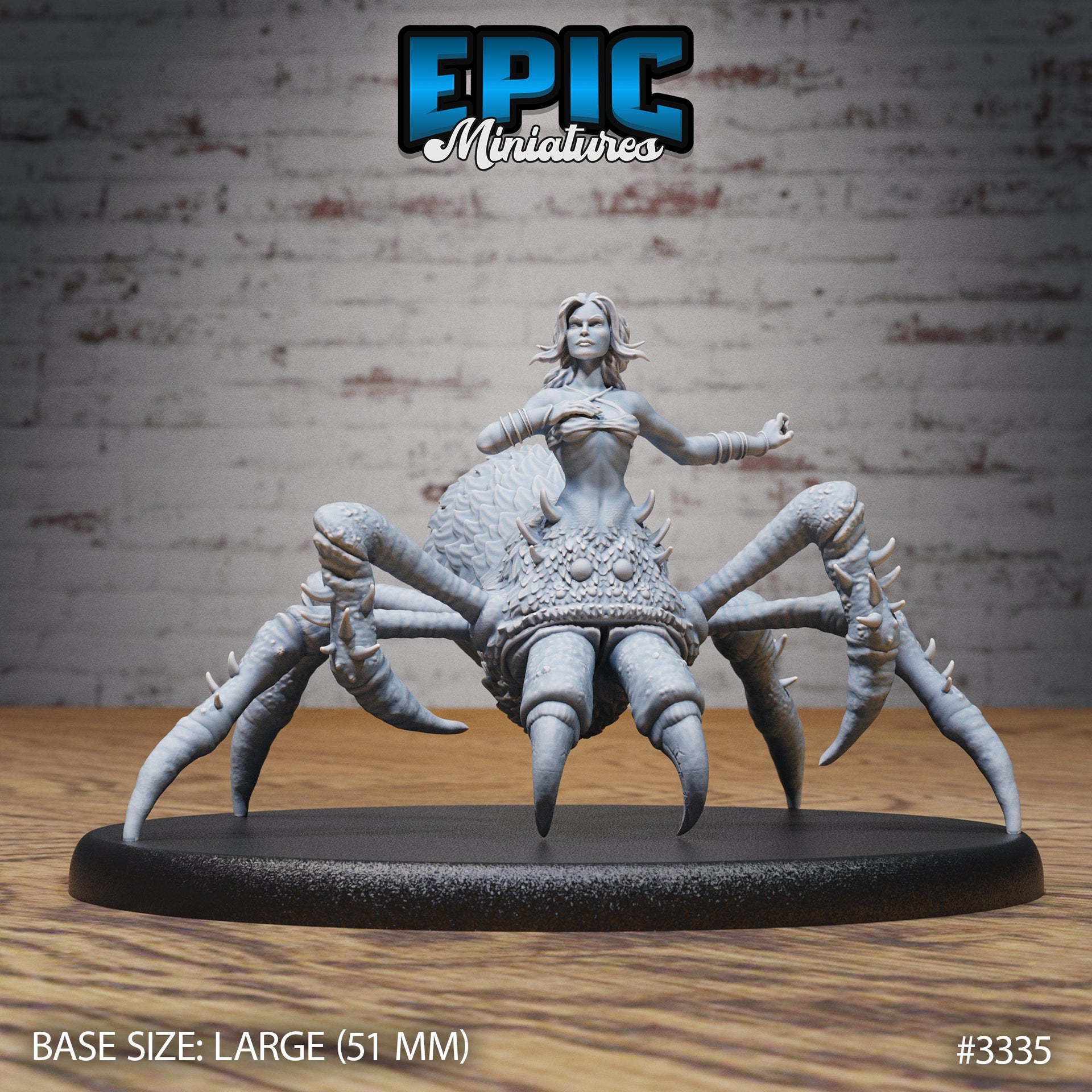 Arachne Spider Lady - Epic Miniatures | 32mm | Insectoid Jungle | Bug | Insect | bugfolk | Dark Elf
