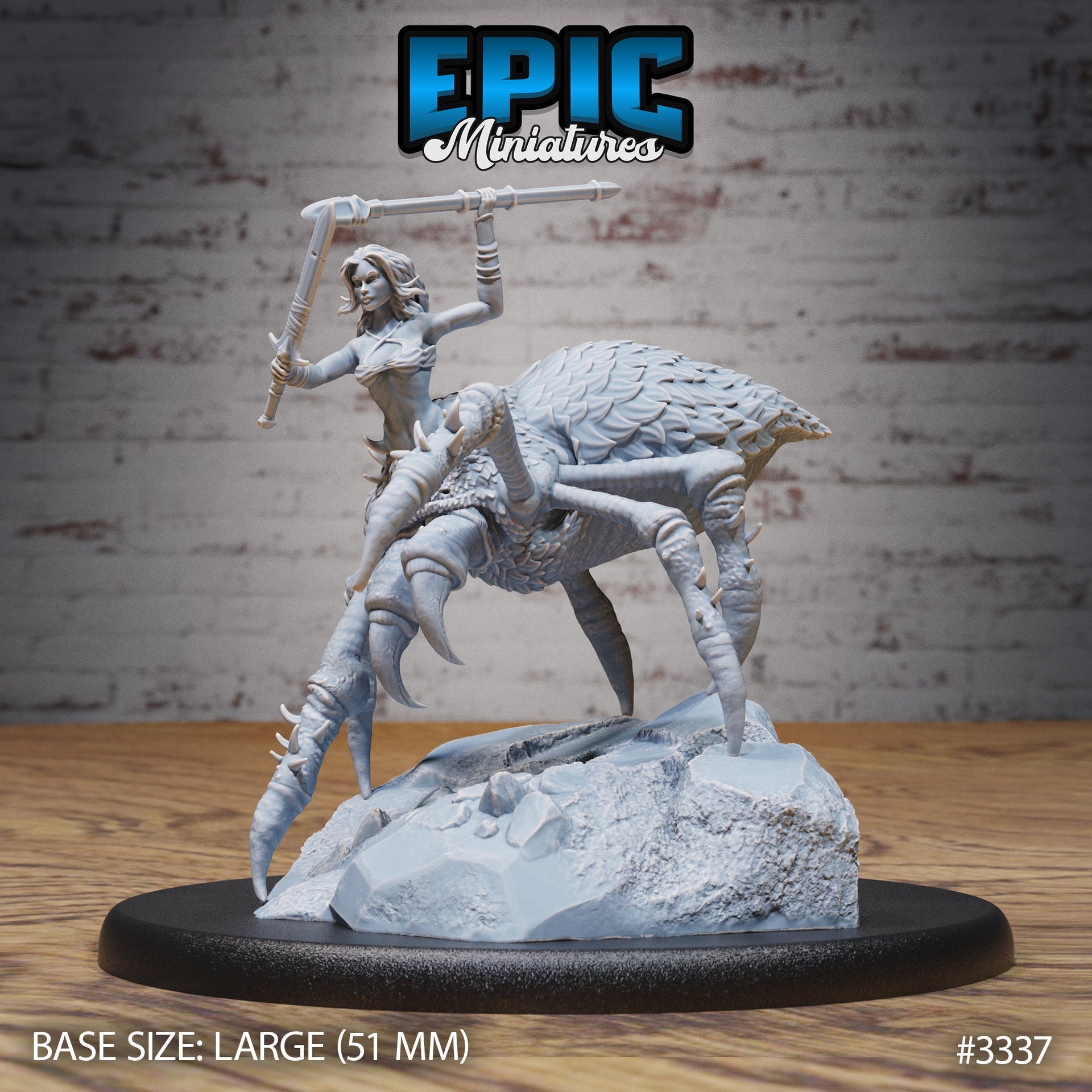 Arachne Spider Lady - Epic Miniatures | 32mm | Insectoid Jungle | Bug | Insect | bugfolk | Dark Elf