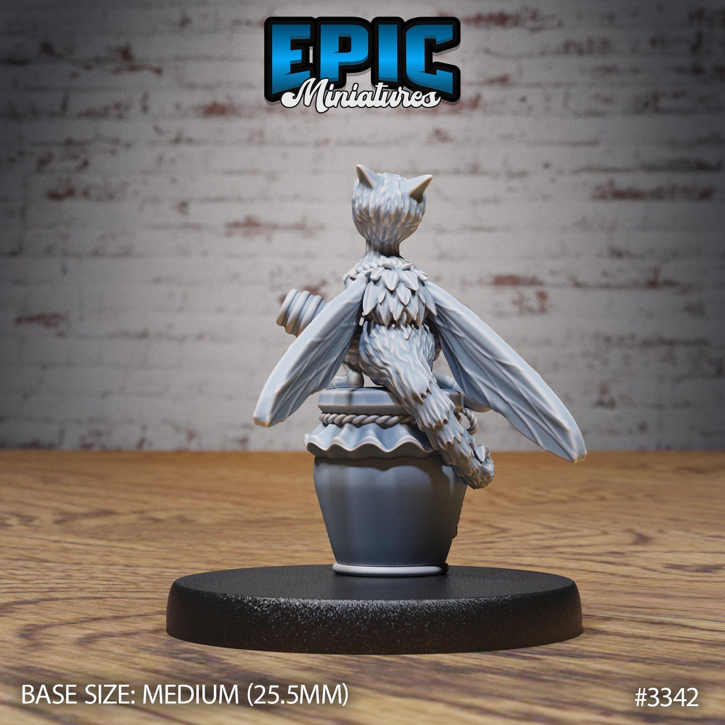 Beegon Wyrmling - Epic Miniatures | 32mm | Insectoid Jungle | Bug | Bee Dragon