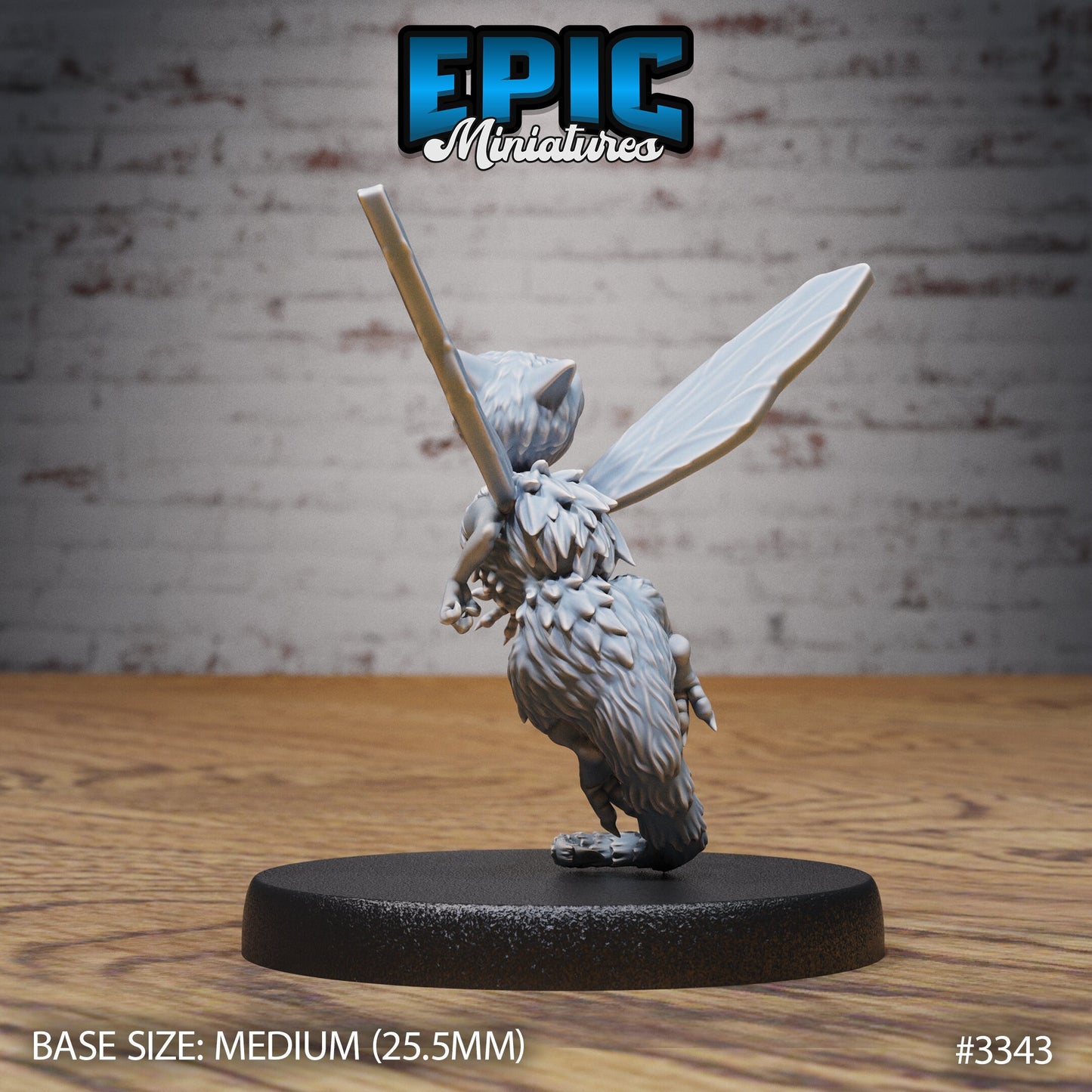 Beegon Wyrmling - Epic Miniatures | 32mm | Insectoid Jungle | Bug | Bee Dragon