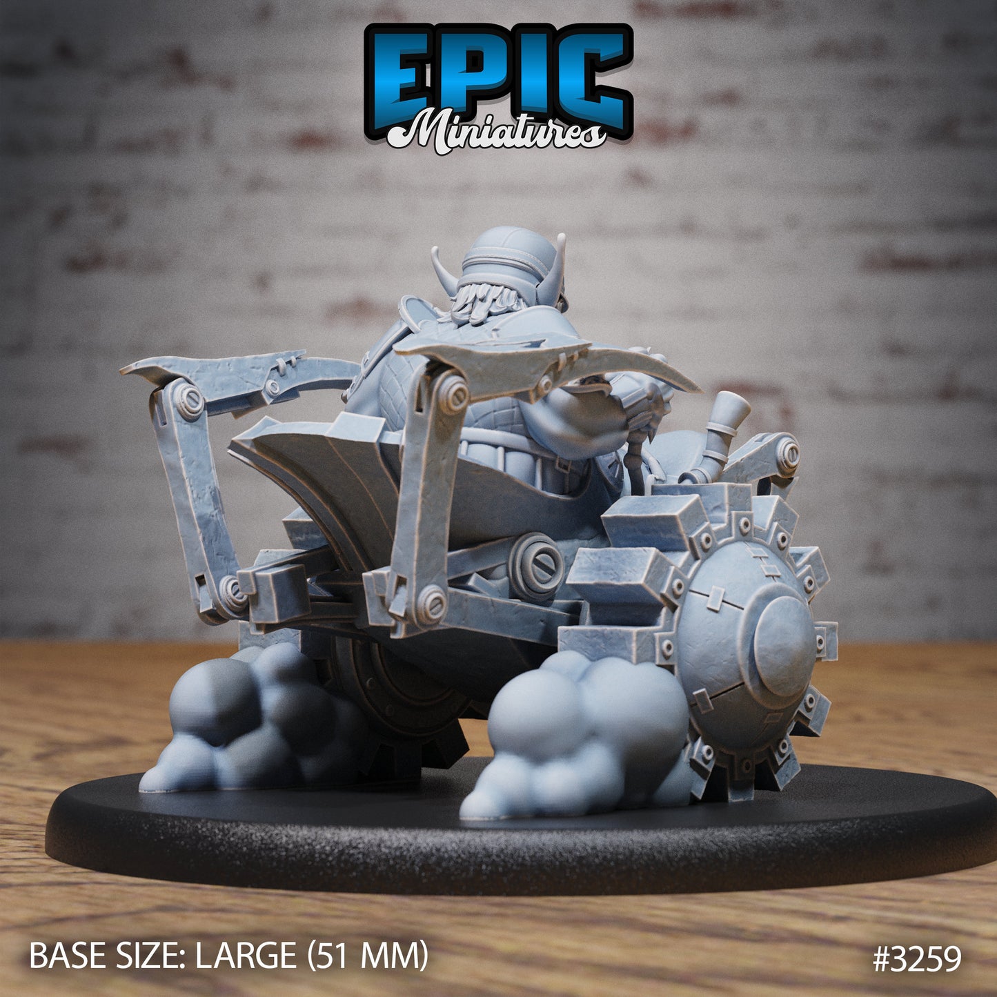 Wheelchair Goblin - Epic Miniatures | Steam Inventions | 28mm | 32mm | Steampunk | Warlord | Racer | Boss