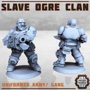 Slave Ogre Clan- Print Minis | Sci Fi | Light Infantry | Imperial | 28mm Heroic | Guard | General | Armor