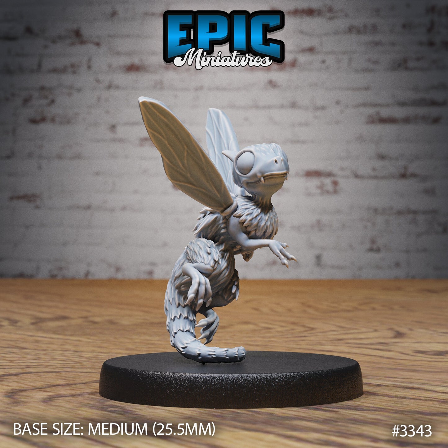 Beegon Wyrmling - Epic Miniatures | 32mm | Insectoid Jungle | Bug | Bee Dragon