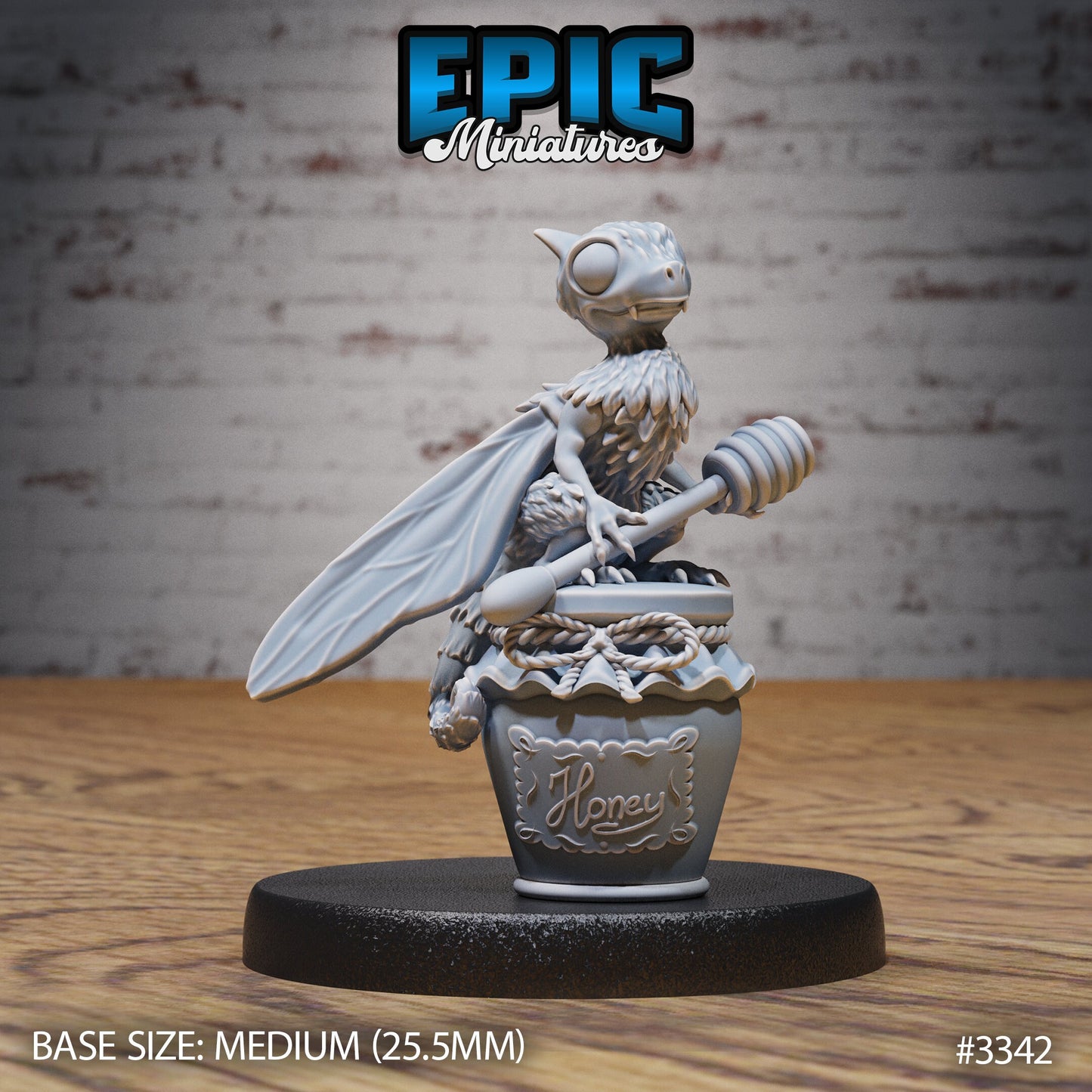 Beegon Wyrmling - Epic Miniatures | 32mm | Insectoid Jungle | Bug | Bee Dragon