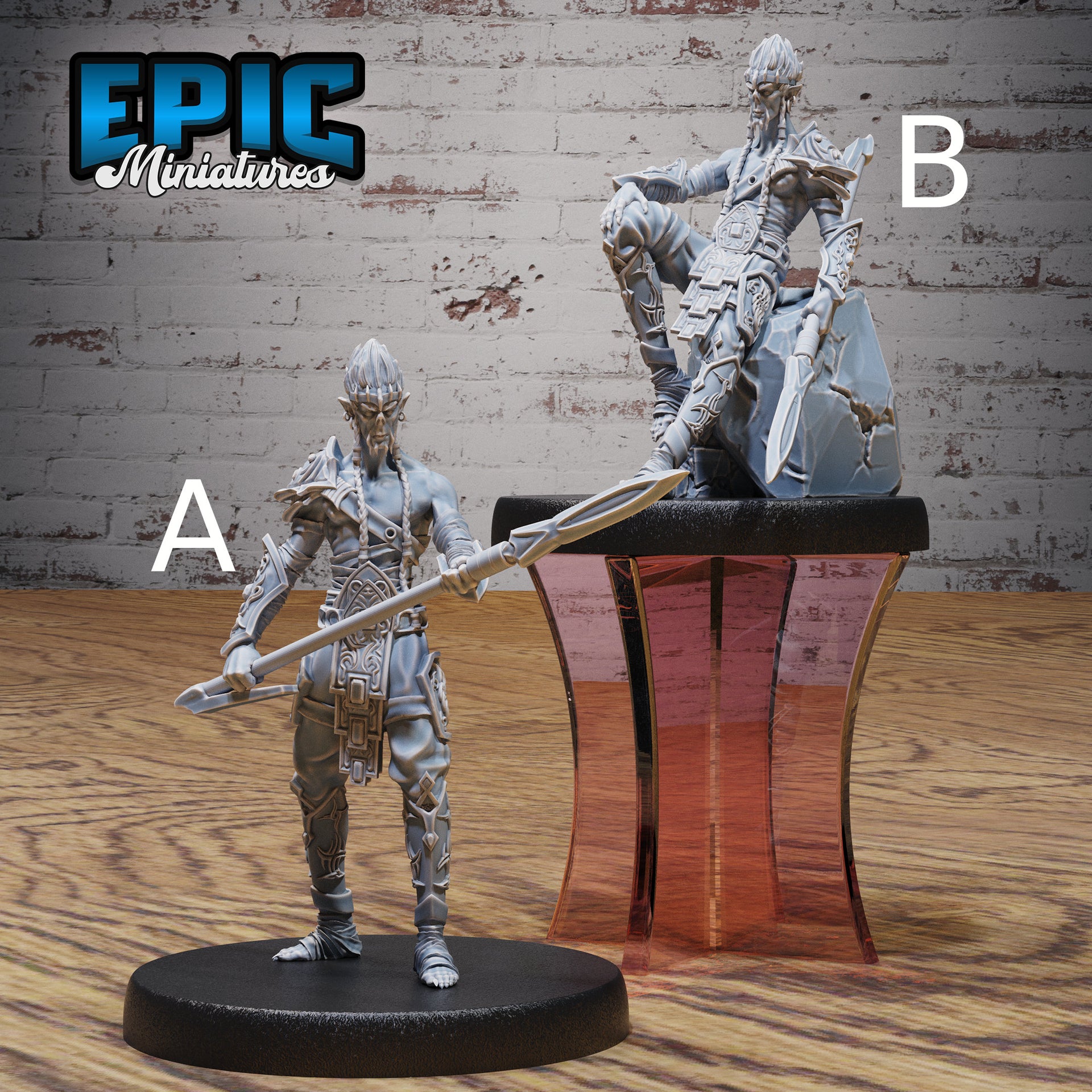 Slave Lancer- Epic Miniatures | 28mm | 32mm | Sorcerer | Champion | Fighter | Astral