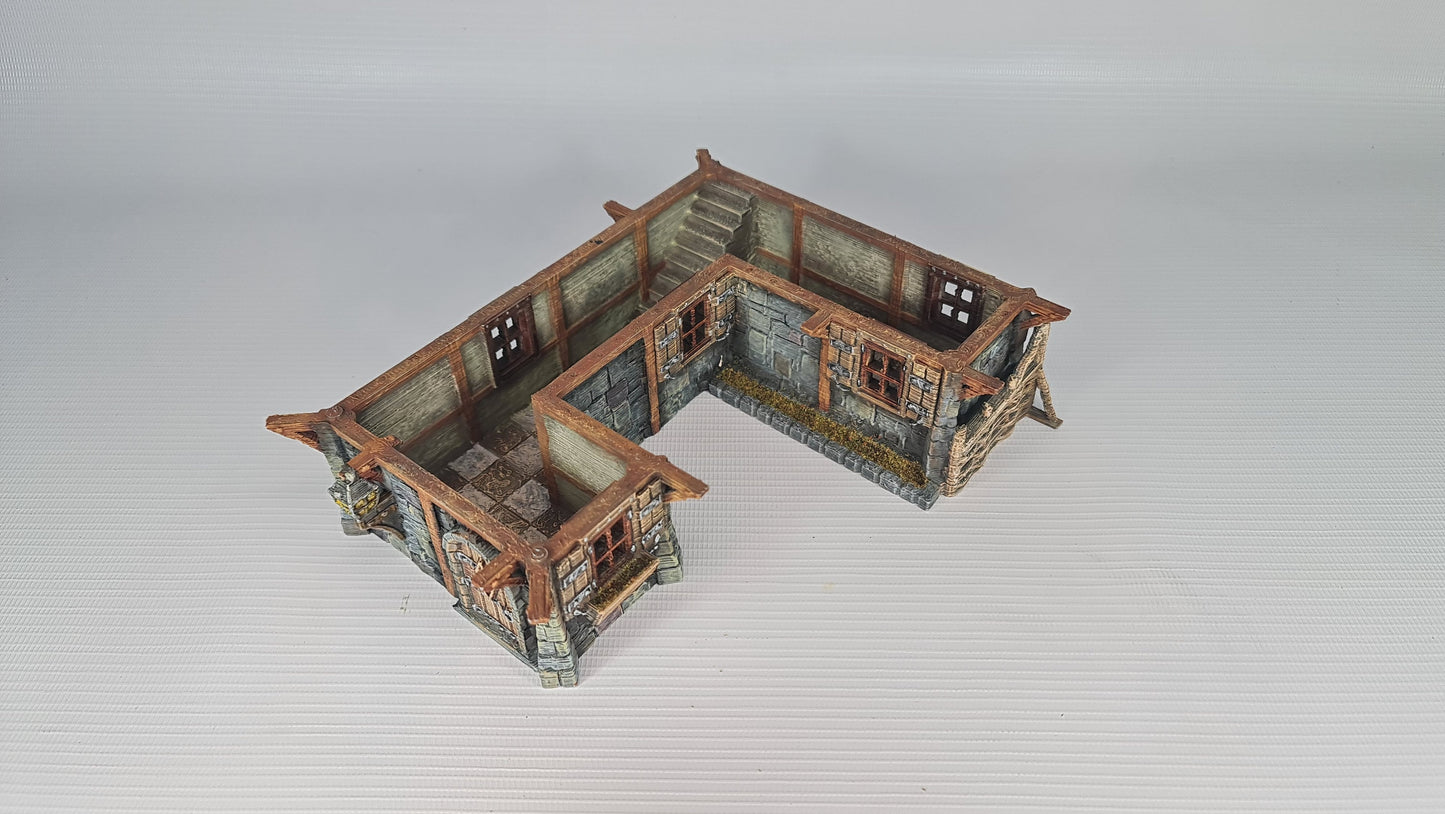Bell Tower Farm - 3DP4U Medieval Town | Miniature | Wargaming | Roleplaying Games | 32mm | Tavern | Playable | Filament | 3d printed
