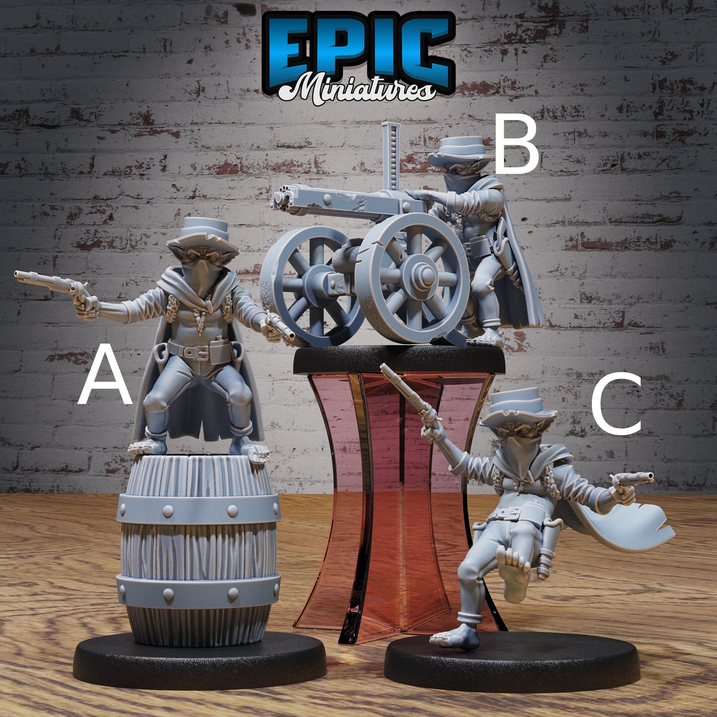 Goblin Bandit or Sherrif - Epic Miniatures | 28mm | 32mm | Fantasy Wild West | Gunslinger| Cowboy | Rifle Sharpshooter