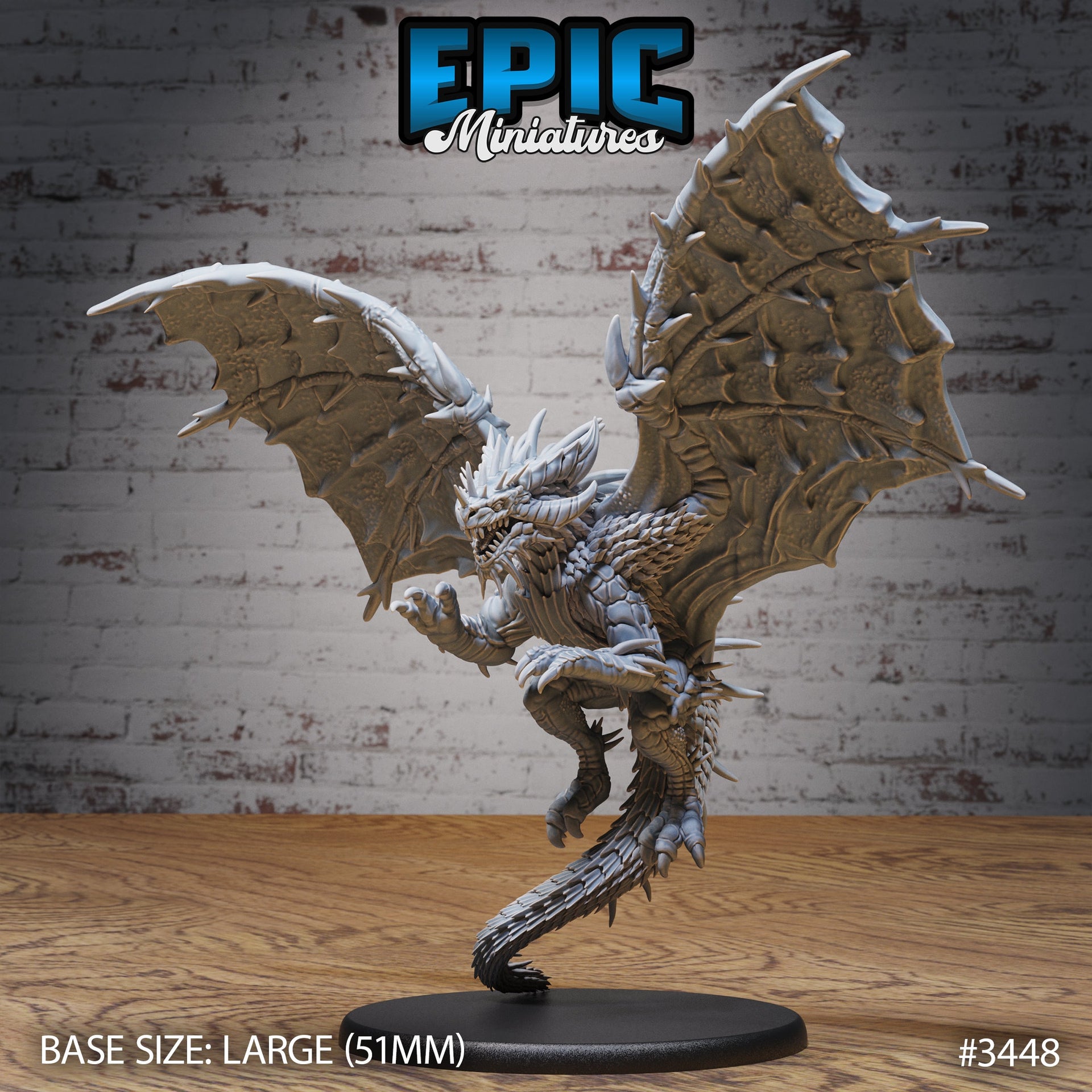 Cactus Dragon - Epic Miniatures | 28mm | 32mm | Fantasy Wild West | Thorn | Spiked | Green | Desert