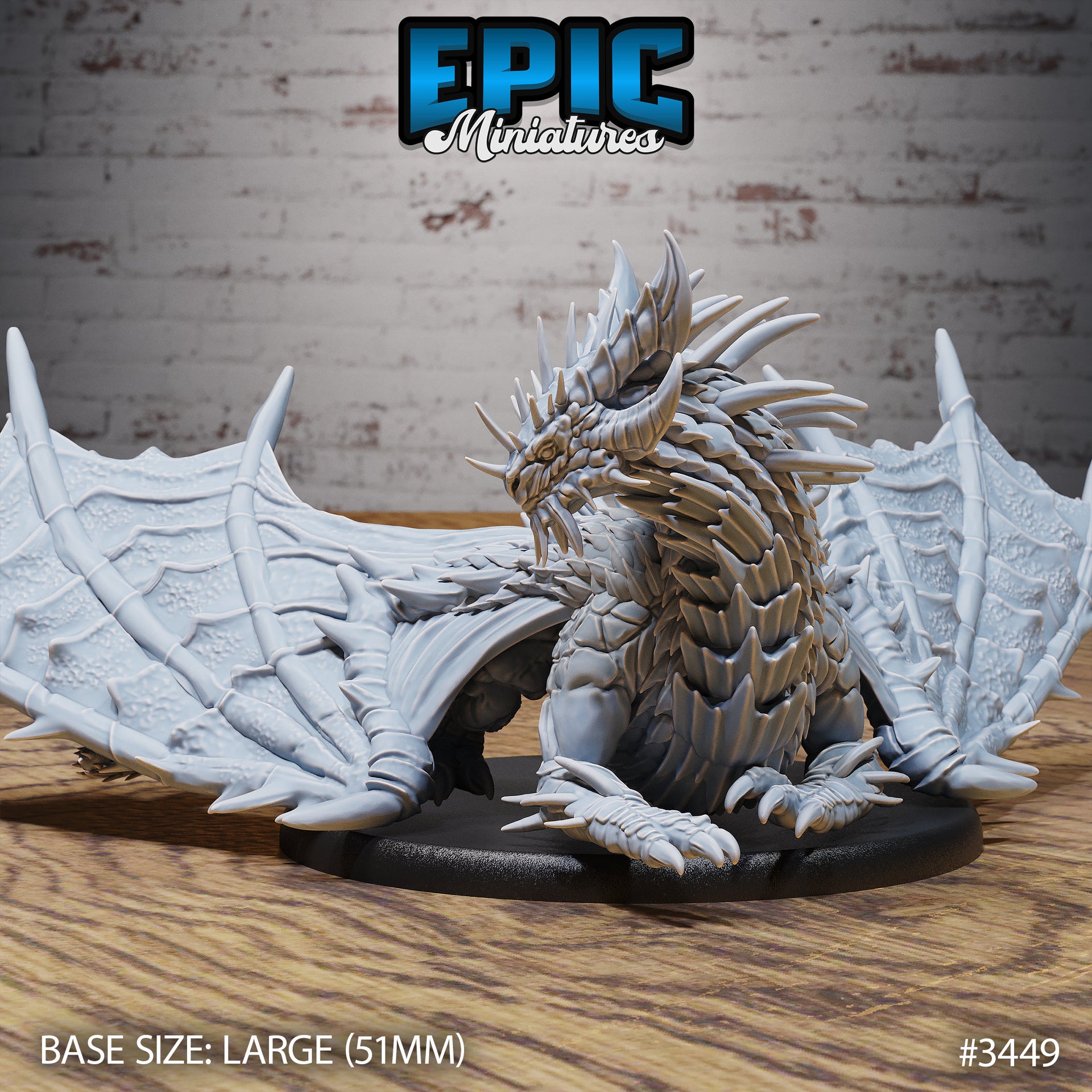 Cactus Dragon - Epic Miniatures | 28mm | 32mm | Fantasy Wild West | Thorn | Spiked | Green | Desert