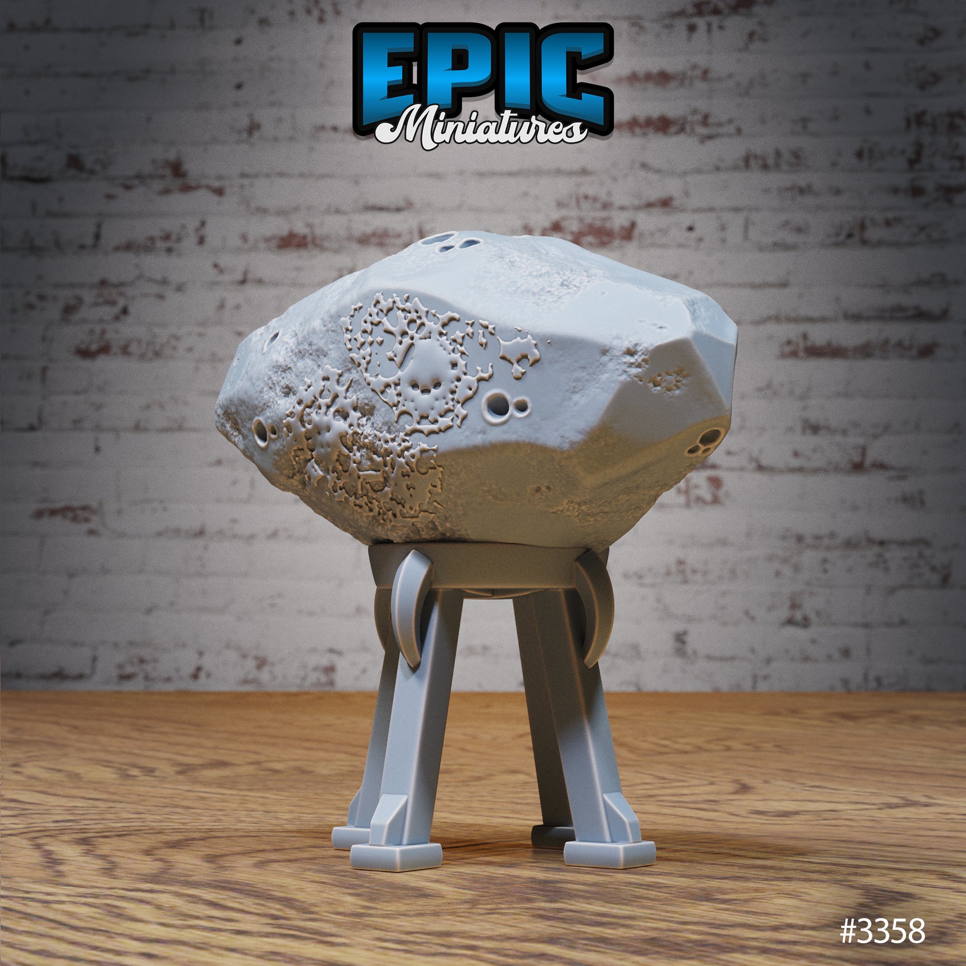 Airship Scatter Terrain- Epic Miniatures | 28mm | 32mm | Space | Fantasy | Steampunk