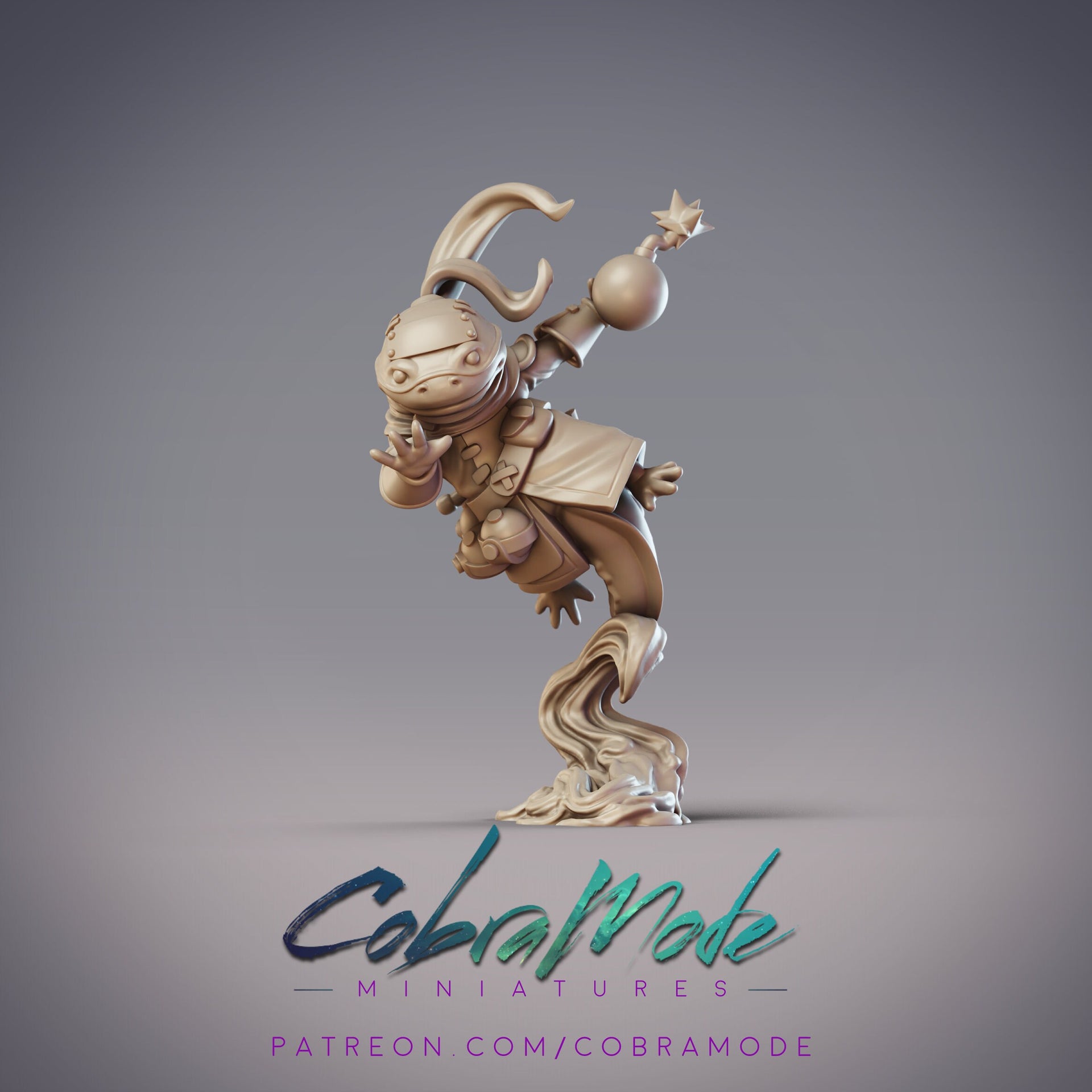 Hanzaki Grenadier Haruna - CobraMode | Miniature | Wargaming | Roleplaying Games | 32mm | Bomber | Axolotl