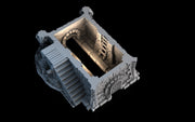 Tombstone Residence - 3DP4U Medieval Town | Miniature | Wargaming | Roleplaying Games | 32mm | House | Playable | Filament | 3d printed