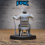 Marshal- Epic Miniatures | 28mm | 32mm | Fantasy Wild West | Sheriff | Cowboy | Rifle Sharpshooter