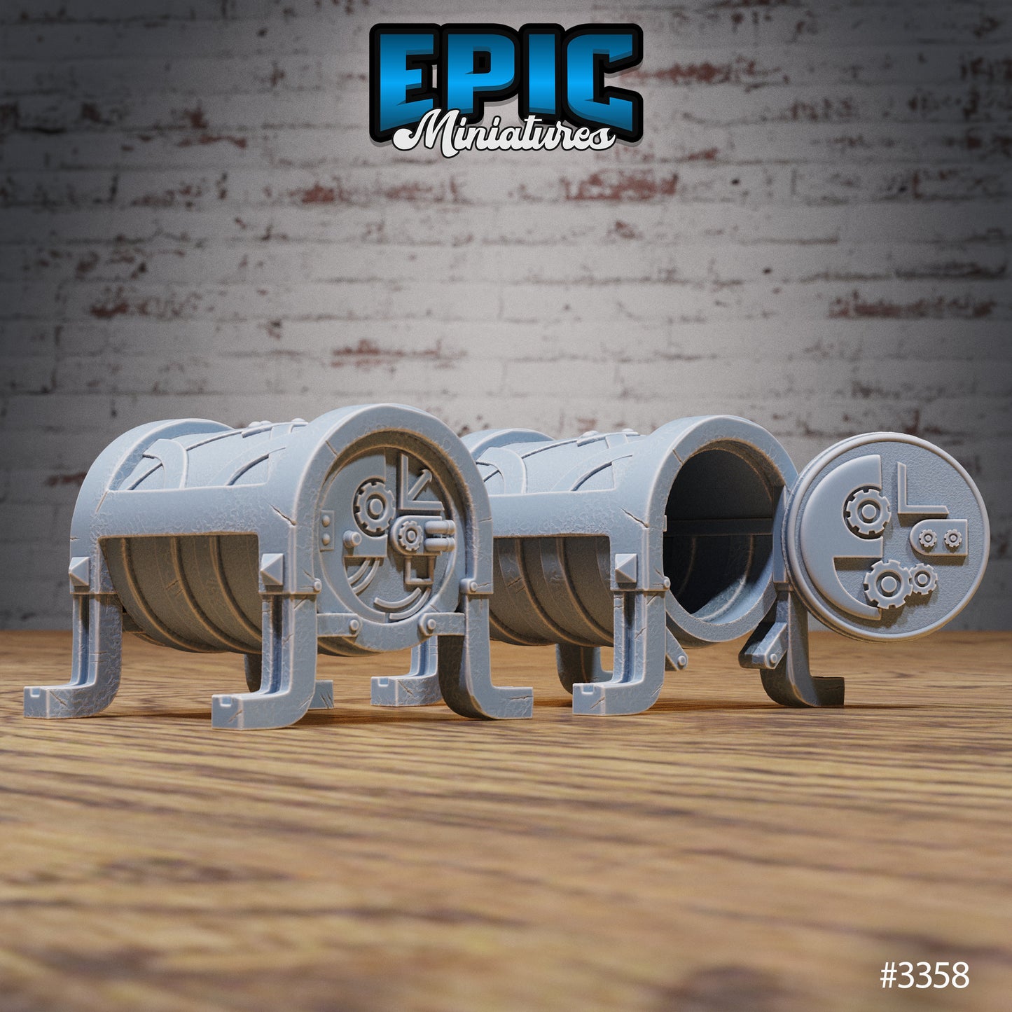 Airship Scatter Terrain- Epic Miniatures | 28mm | 32mm | Space | Fantasy | Steampunk