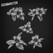 Tropical Hibiscus - Goonmaster Basing Bits | Miniature | Wargaming | Roleplaying Games | 32mm | Basing Supplies | Tropical