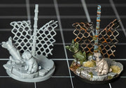 Tropical Hibiscus - Goonmaster Basing Bits | Miniature | Wargaming | Roleplaying Games | 32mm | Basing Supplies | Tropical