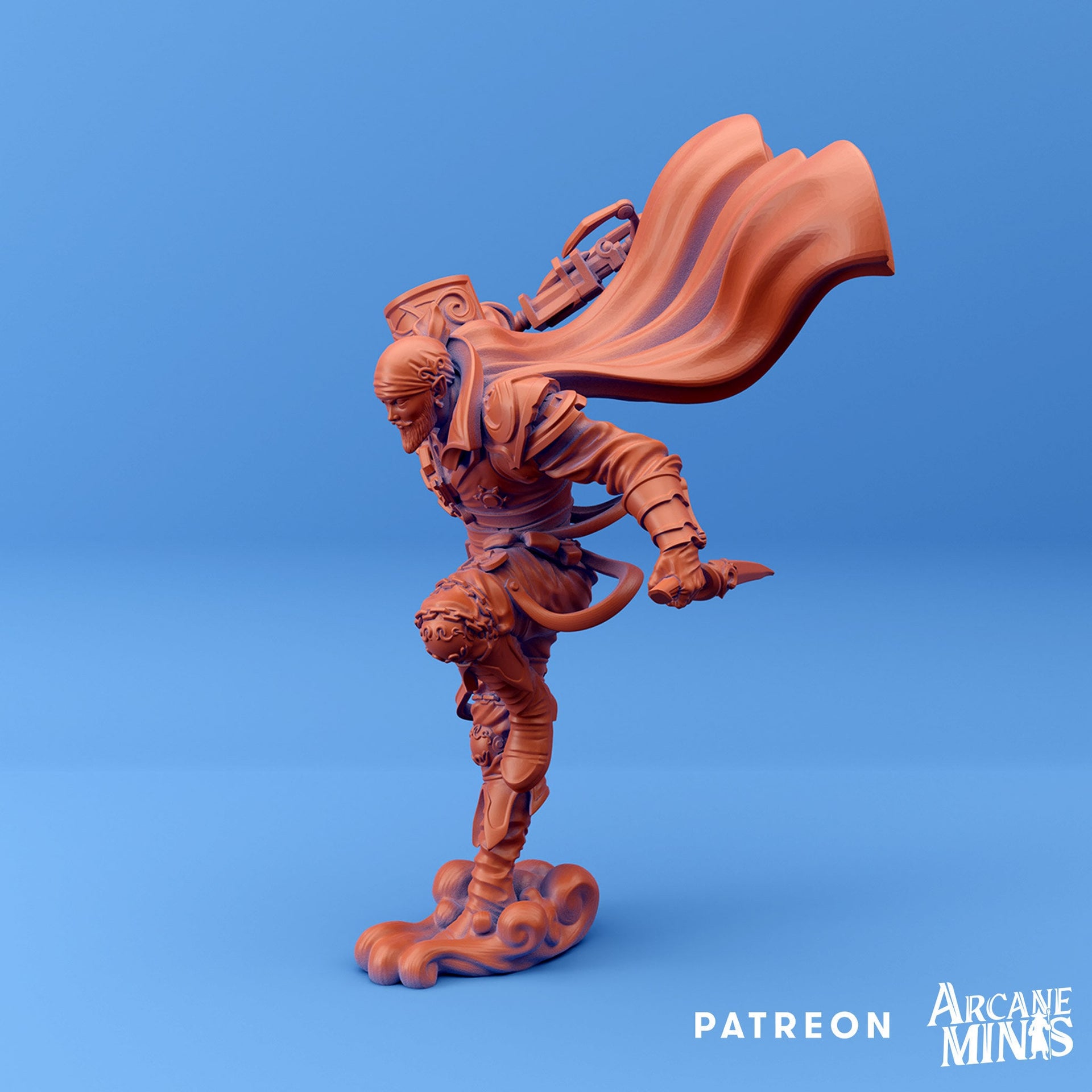 Sky Dancer Elemdar- Arcane Minis | 32mm | Tourist Terror | Rogue | Pirate | Bandit | Assassin