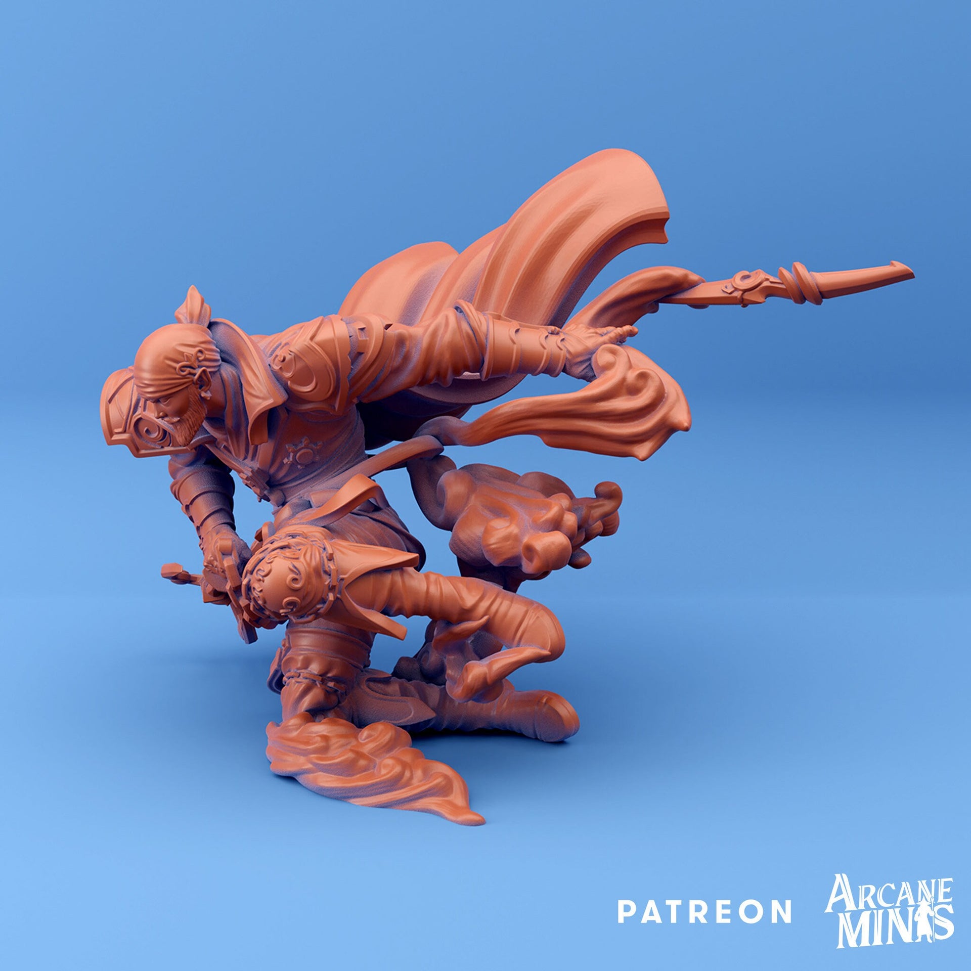 Sky Dancer Elemdar- Arcane Minis | 32mm | Tourist Terror | Rogue | Pirate | Bandit | Assassin
