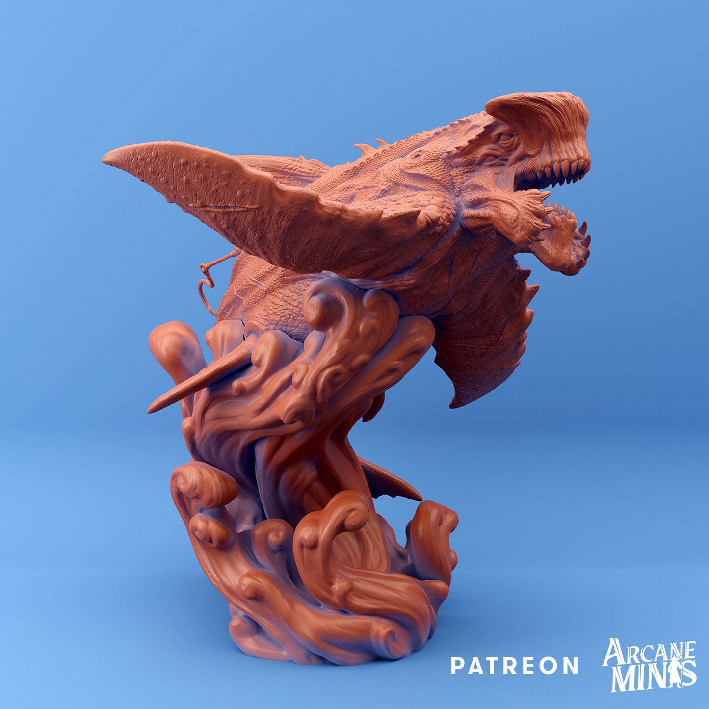 Wild Argolodon, Sky Shark - Arcane Minis | 32mm | Tourist Terror | Alien | Giant | Colossal | Flying