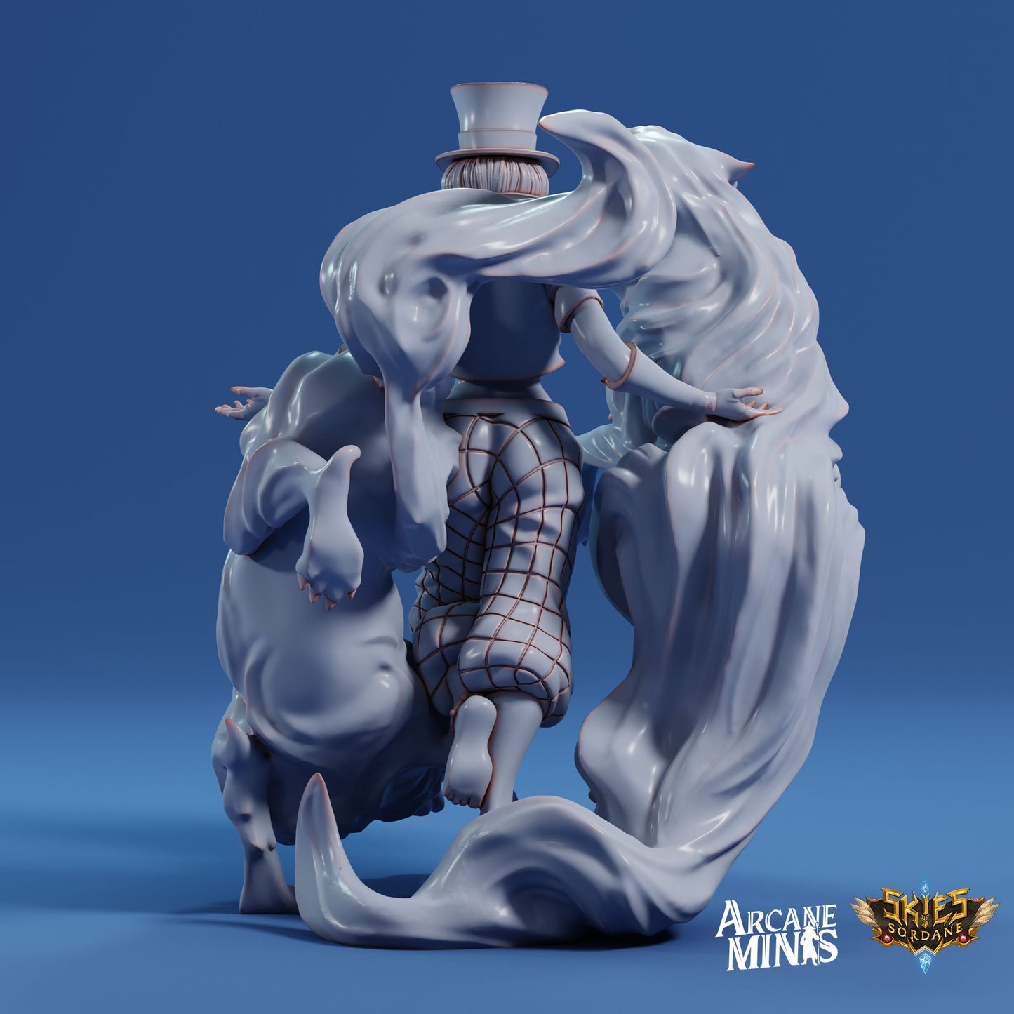 Human Illusionist - Arcane Minis | 32mm | Cirque du Sordane | Performer | Circus | Magician | Summoner | Steampunk | Wizard