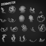 Hex Shield - Goonmaster Basing Bits | Miniature | Wargaming | Roleplaying Games | 32mm | Basing Supplies | Force Field | Scifi