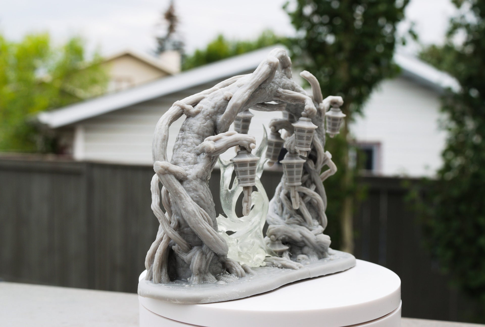 Creepy Forest Portal With Its Dark Magic Effect - Print Your Monsters, Fantastic Portals | 32mm | Lantern | Teleporter