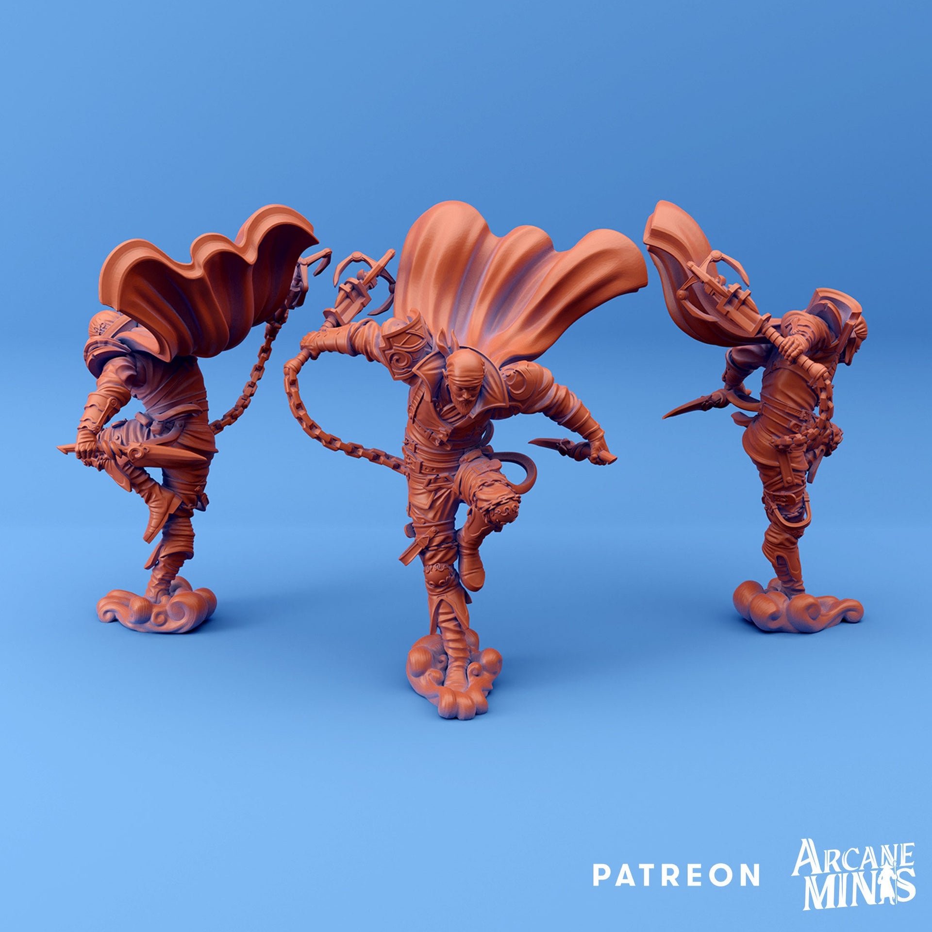 Sky Dancer Elemdar- Arcane Minis | 32mm | Tourist Terror | Rogue | Pirate | Bandit | Assassin