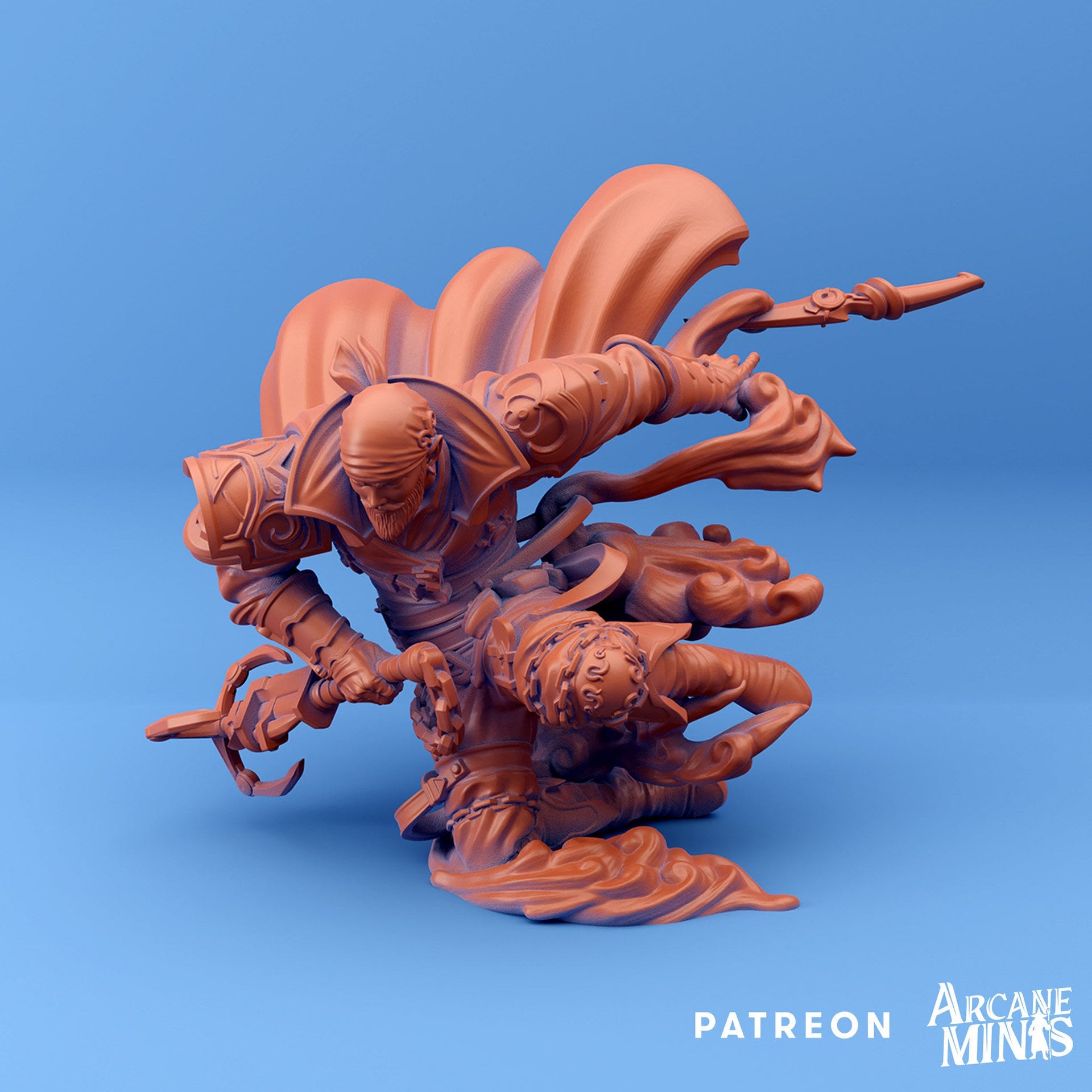 Sky Dancer Elemdar- Arcane Minis | 32mm | Tourist Terror | Rogue | Pirate | Bandit | Assassin