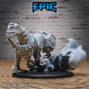 Legendary Horse Mount - Epic Miniatures | Ninth Age | 32mm | Chivalry Garden | Cavalry | Fighter | Tabaxi | Rogue | Bandit | Thief | Catfolk