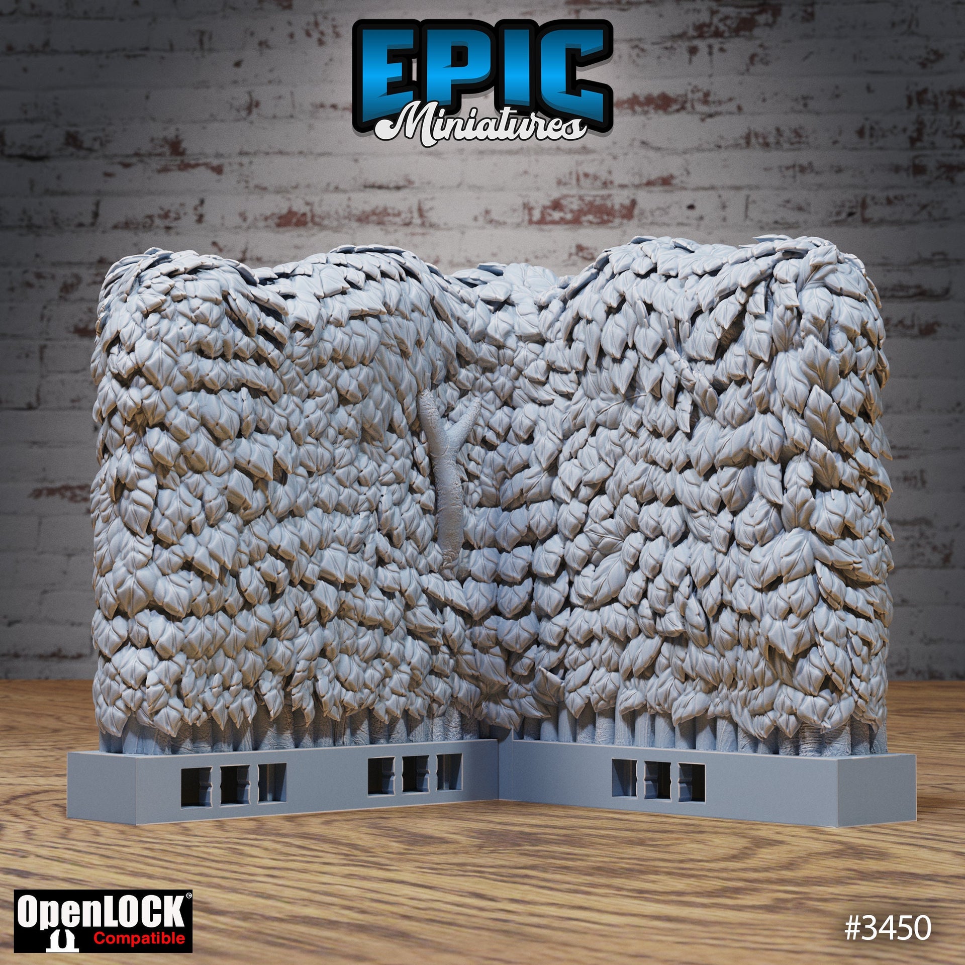 Chivalry Garden Openlock Dungeon Tiles - Epic Miniatures | Ninth Age | 32mm | FDM | Modular | Custom | Hedge Maze