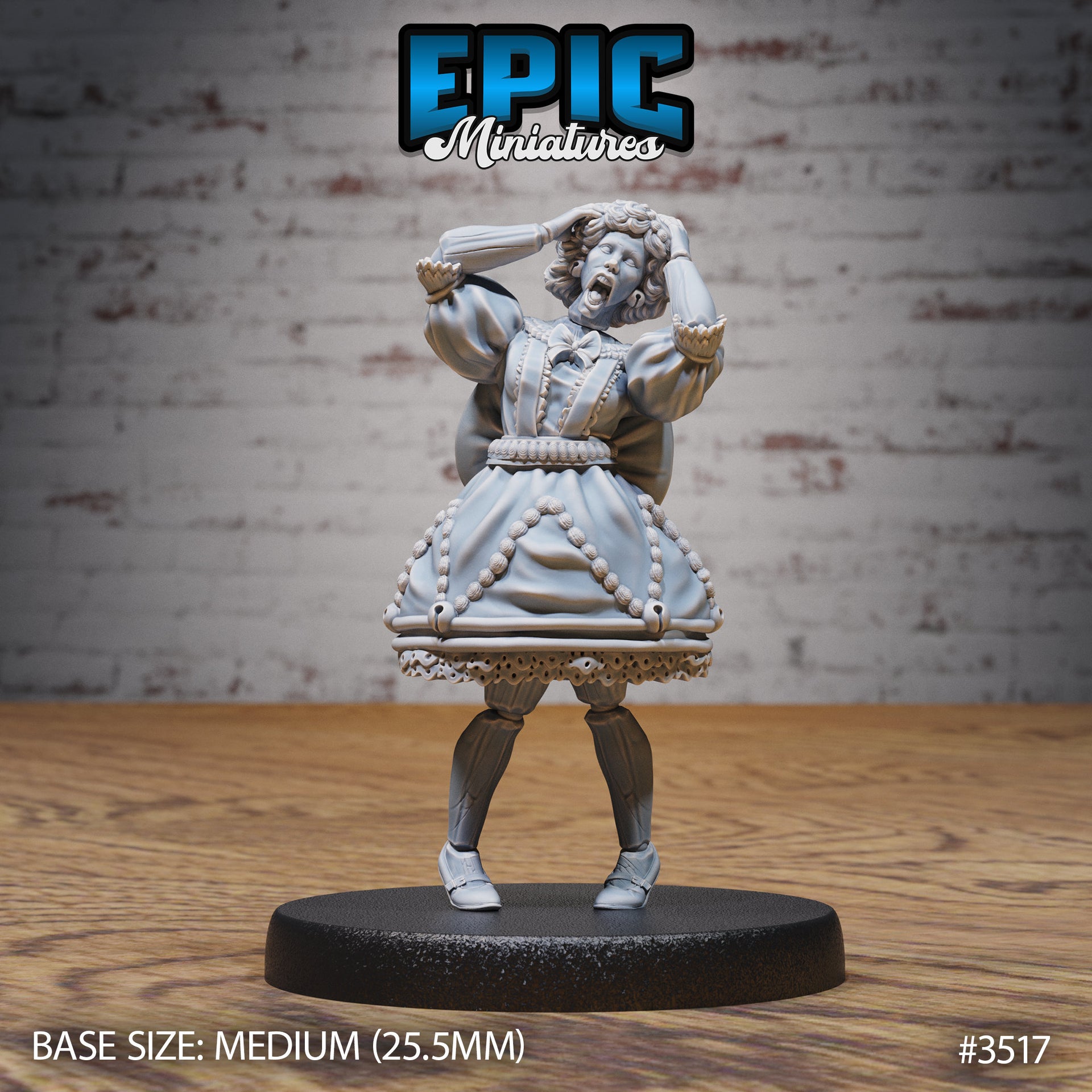 Living Doll - Epic Miniatures | Ninth Age | 32mm | Nightsky Carnival | Circus | Big Top | Performer | Automaton | Robot | Clockwork | Robot
