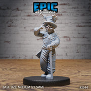 Horror Clown - Epic Miniatures | Ninth Age | 32mm | Nightsky Carnival | Circus | Big Top | Performer | Juggler | Accordion | Hammer