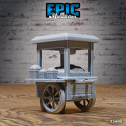 Carnival Shops- Epic Miniatures | Ninth Age | 32mm | Nightsky Carnival | Circus | Ice-cream Stand | Baloons | Popcorn | Cotton Candy
