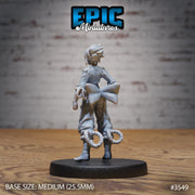 Monk Female Player Character - Epic Miniatures | Ninth Age | 32mm |Iron Fist Tournament | Martial Artist | Fighter | Brawler