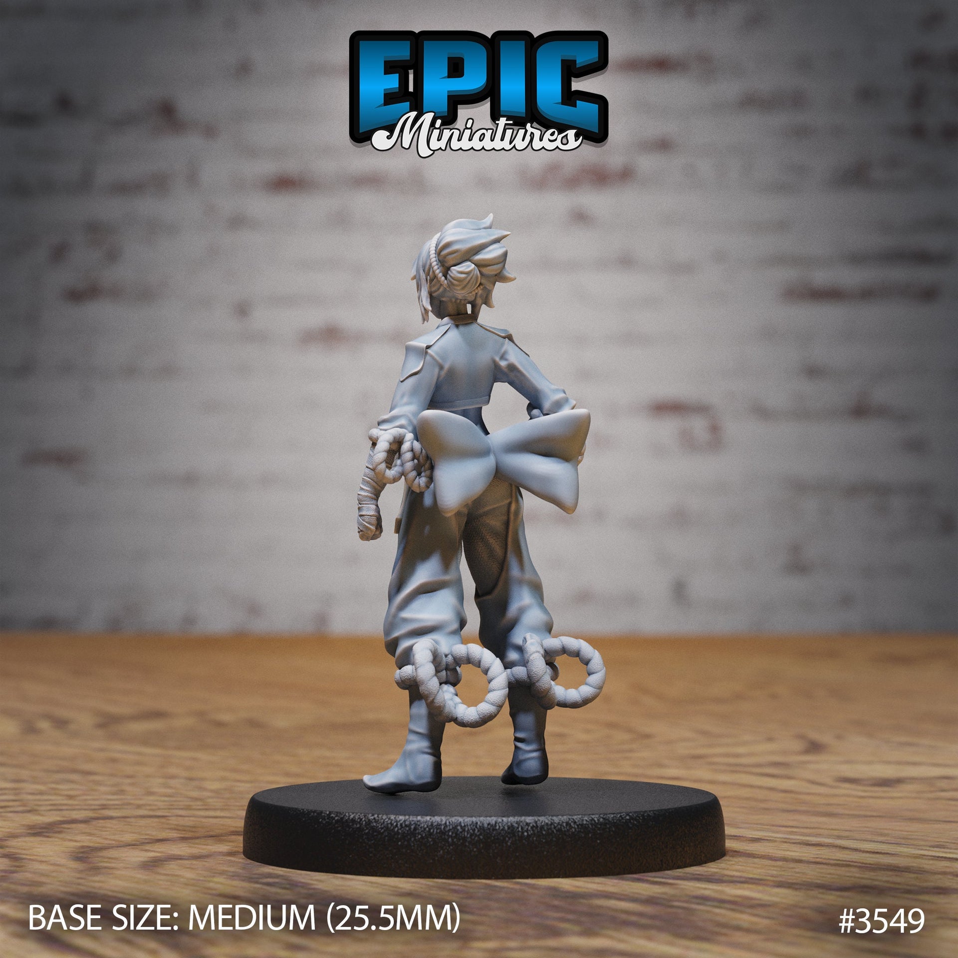 Monk Female Player Character - Epic Miniatures | Ninth Age | 32mm |Iron Fist Tournament | Martial Artist | Fighter | Brawler