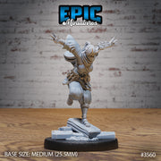 Dark Kunoichi - Epic Miniatures | Ninth Age | 32mm |Iron Fist Tournament | Ninja | Rogue | Assassin