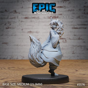 Kitsune Spirit Warrior - Epic Miniatures | Ninth Age | 32mm |Iron Fist Tournament | Swordsman | Monk | Fox