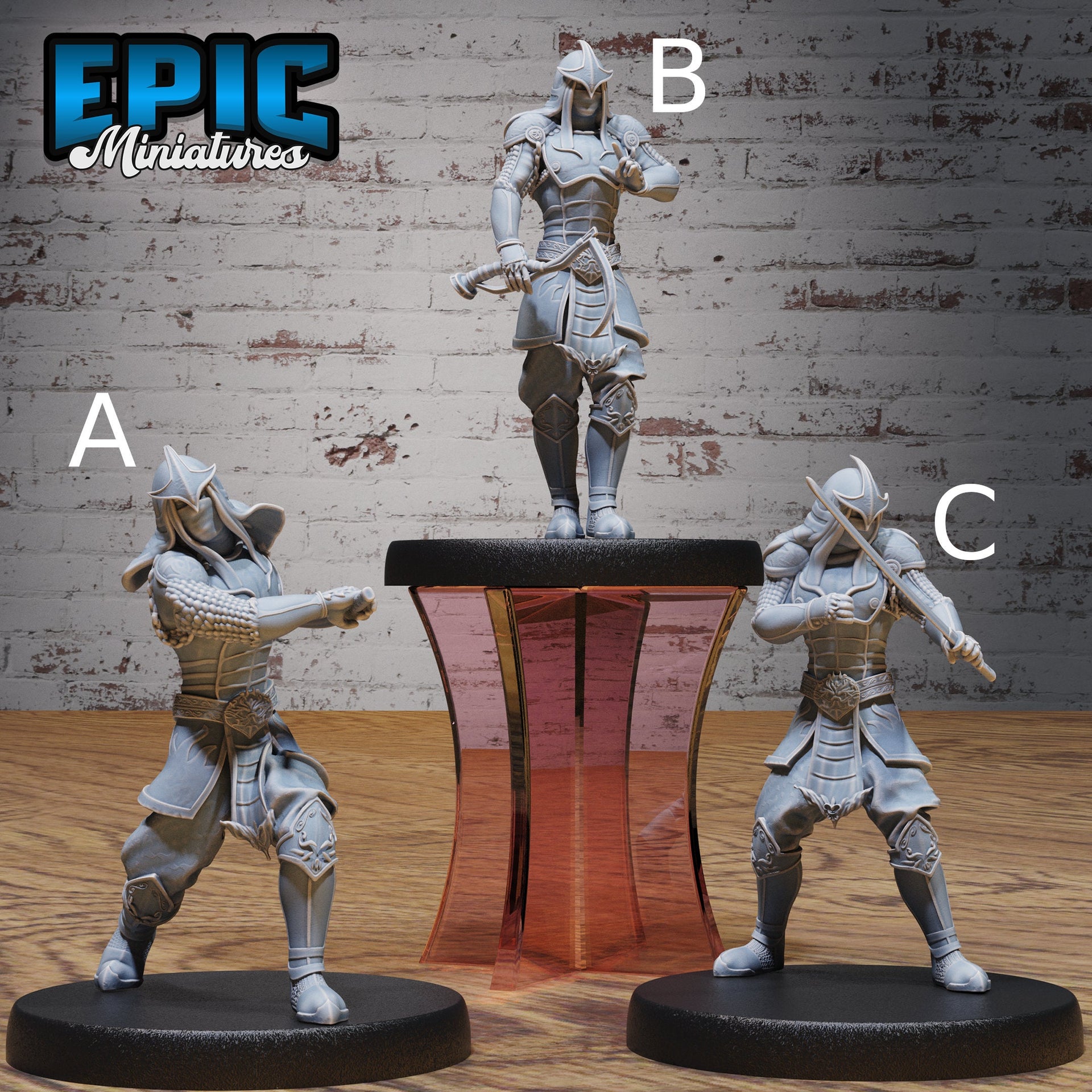 Shadow Ninja - Epic Miniatures | Ninth Age | 32mm |Iron Fist Tournament | Warrior | Rogue | Assassin | Bandit