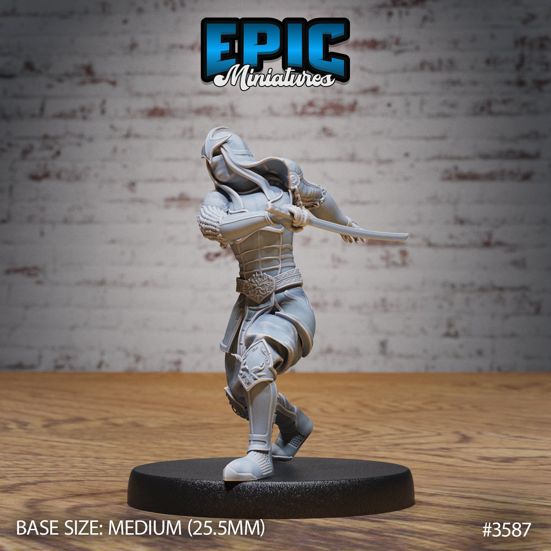 Shadow Ninja - Epic Miniatures | Ninth Age | 32mm |Iron Fist Tournament | Warrior | Rogue | Assassin | Bandit