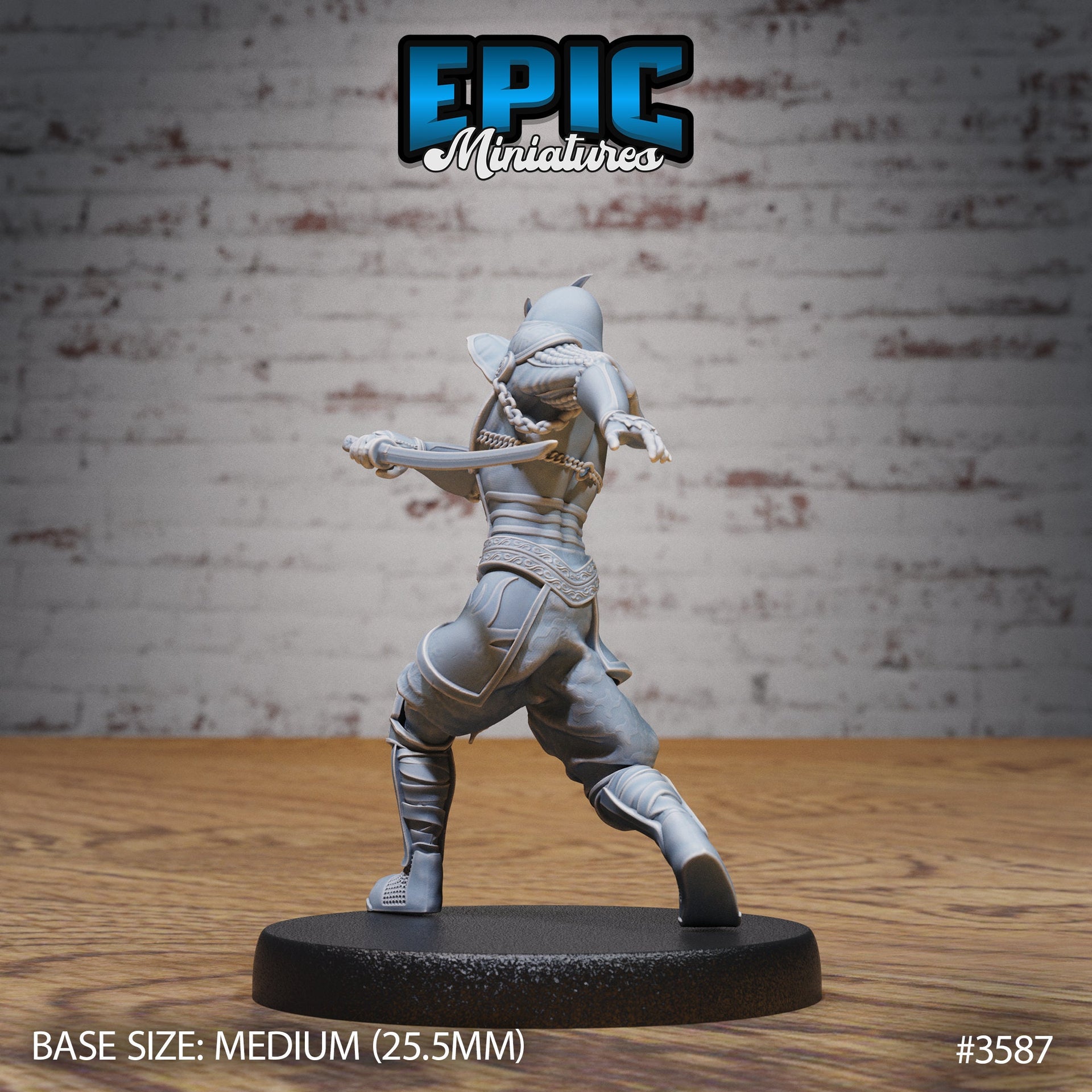 Shadow Ninja - Epic Miniatures | Ninth Age | 32mm |Iron Fist Tournament | Warrior | Rogue | Assassin | Bandit