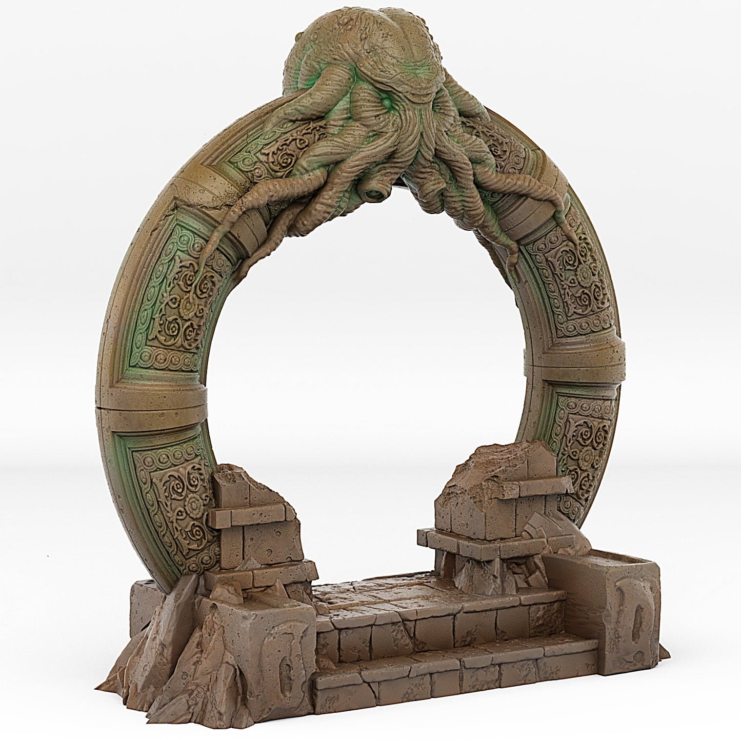 Cthulhu's Portal With Its Tentacle Effect - Print Your Monsters, Fantastic Portals | 32mm | Elder god | Teleporter