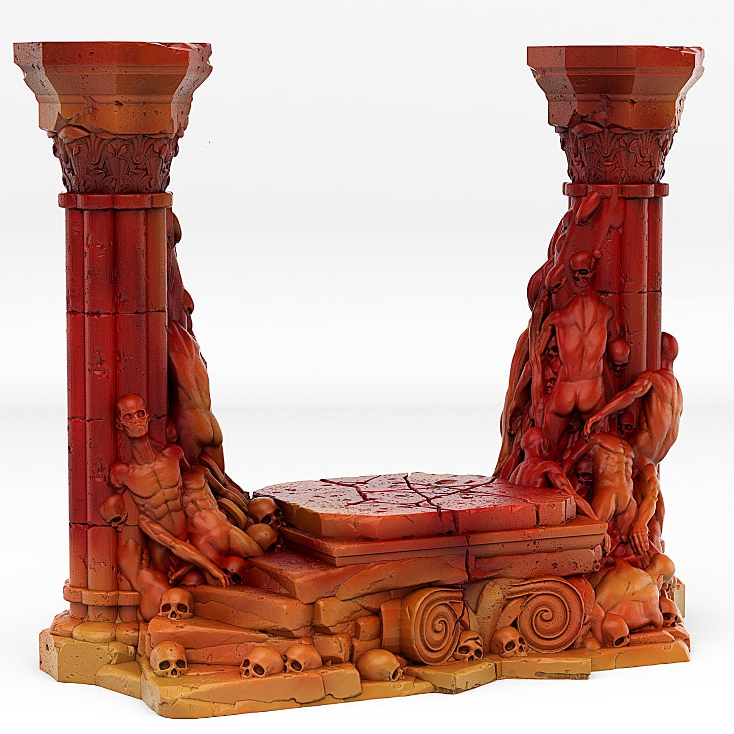Hell Portal With Its Pentacle Effect - Print Your Monsters, Fantastic Portals | 32mm | Pentagram | Demon