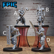 Tower Knight - Epic Miniatures | Ninth Age | 32mm | Chivalry Garden | Cavalry | Fighter | Guard | Royal | King
